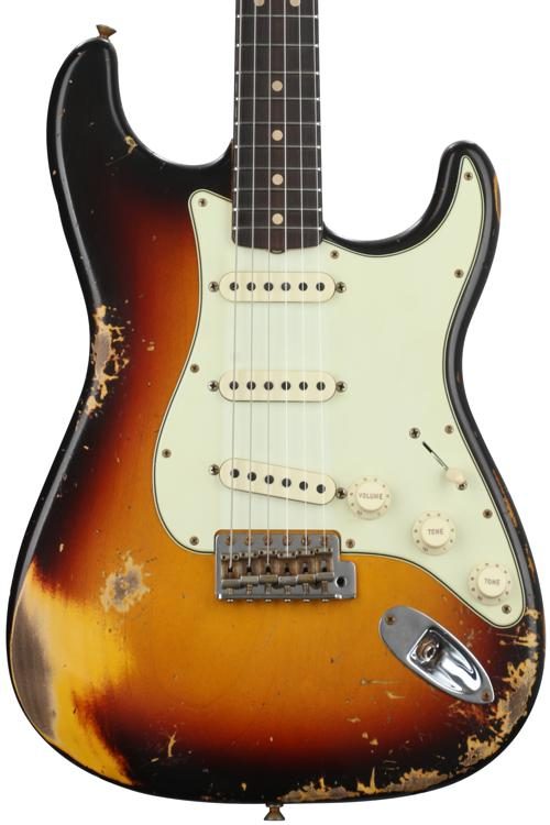Fender Custom Shop Limited-edition 1963 Stratocaster Heavy - 3-color | Sweetwater