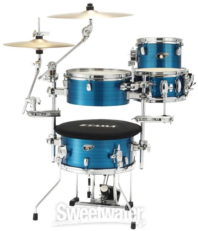 Tama Cocktail Jam Mini 4-piece Shell Pack with Hardware - Hairline