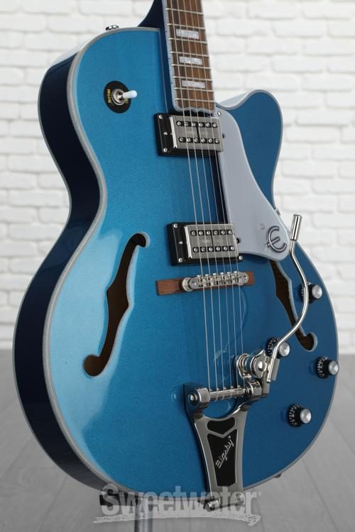 Epiphone Emperor Swingster Hollowbody Delta Blue Metallic Sweetwater