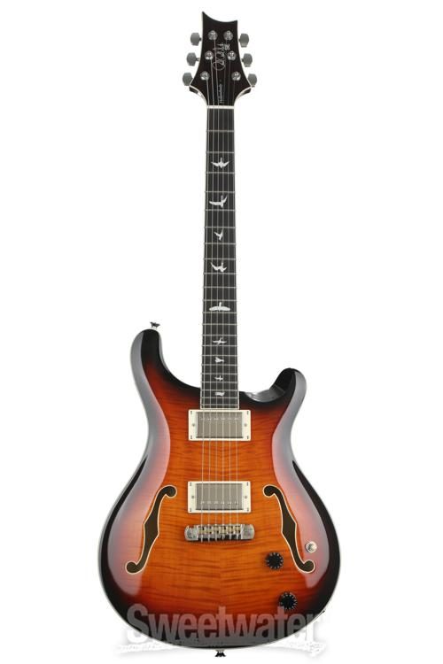 PRS SE Hollowbody II Electric Guitar - Tri-Color Sunburst