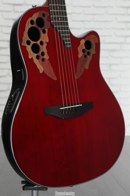 Ovation Elite Celebrity - Ruby Red | Sweetwater