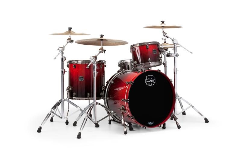 Mapex Saturn V MH Exotic 3-piece Shell Pack - Cherry Mist Maple Burl ...