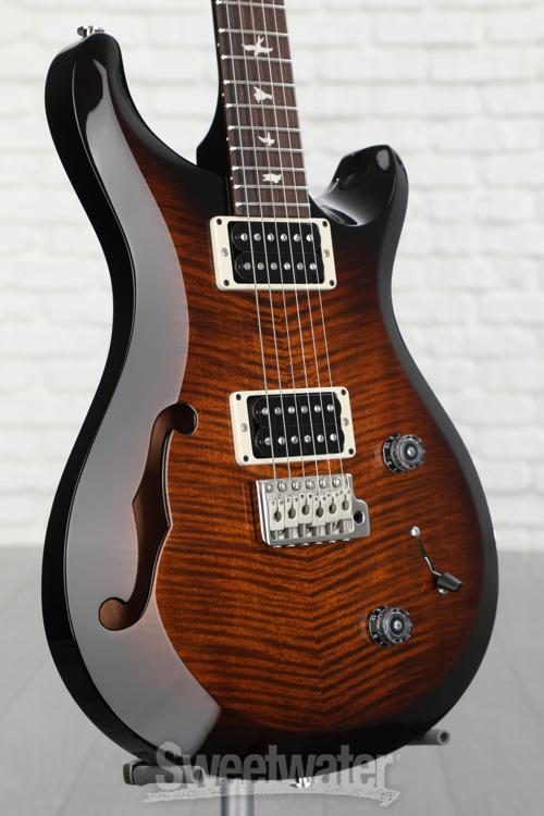 prs s2 custom 22 burnt amber burst