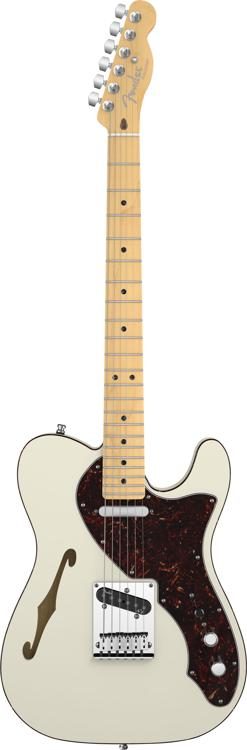 Fender American Deluxe Telecaster Thinline - Olympic White 