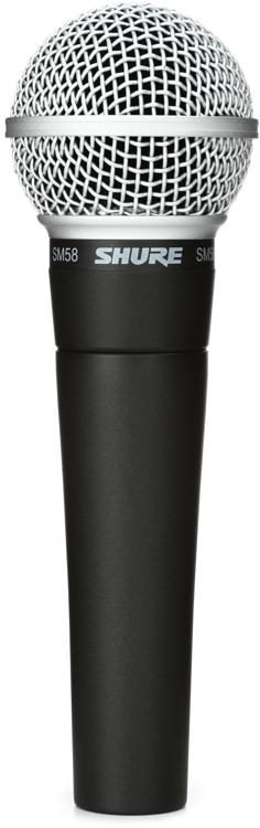Gammeldags gentage Frugtgrøntsager Shure SM58 Cardioid Dynamic Vocal Microphone & XLR Cable | Sweetwater