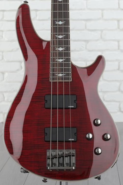 Schecter Omen Extreme-4 Bass Guitar - Black Cherry | Sweetwater