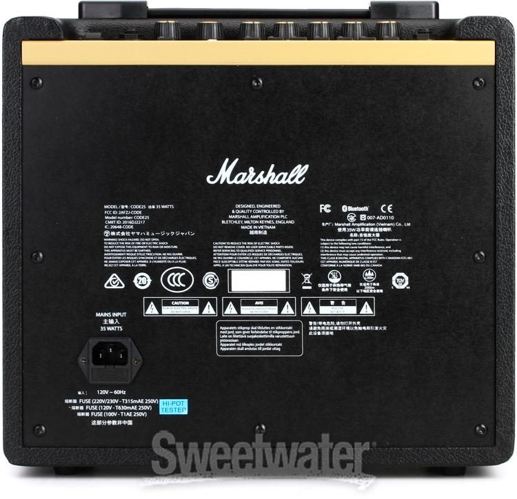 marshall code 100 speakers