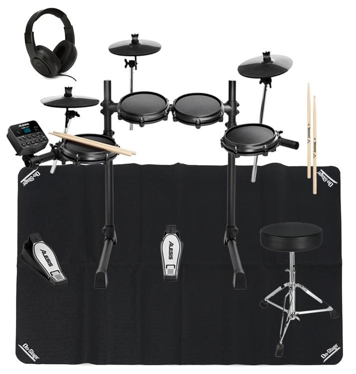 Alesis Turbo Mesh Electronic Drum Set Essentials/Mat/Headphones