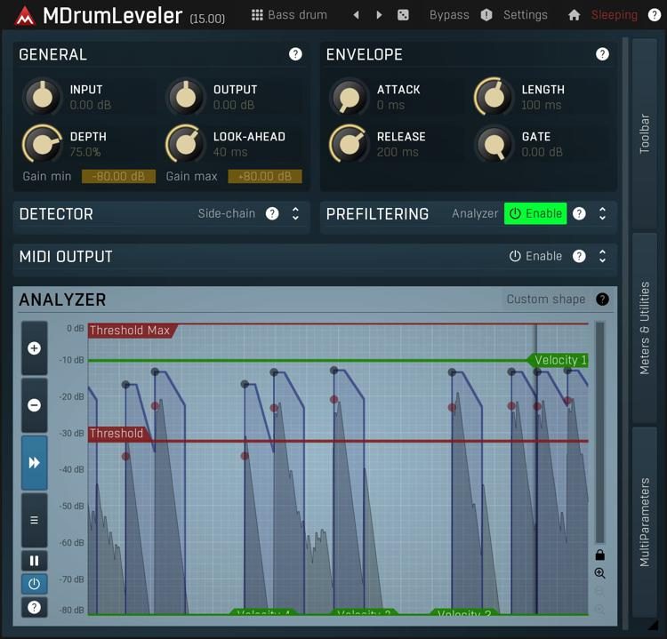 MeldaProduction MDrumLeveler Drum Leveler Plug-in | Sweetwater