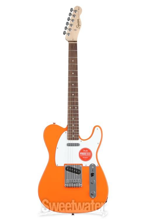 Squier Affinity Series Telecaster - Competition Orange with Indian