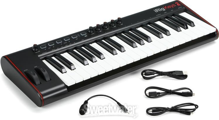 IK Multimedia iRig Keys 2 Pro 37-key Controller for iOS, Android, and Mac/PC