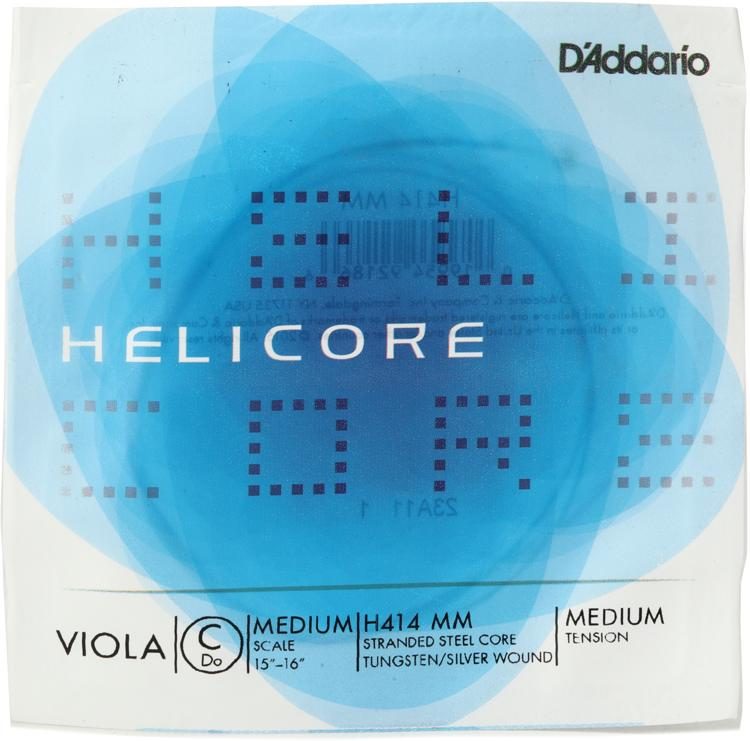 D'Addario H414 MM Helicore Viola C String Medium Scale Sweetwater
