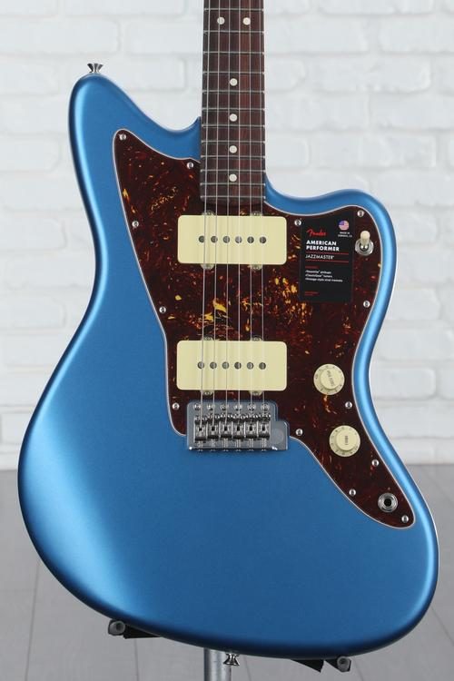 Fender American Performer Jazzmaster - Satin Lake Placid Blue with Rosewood  Fingerboard