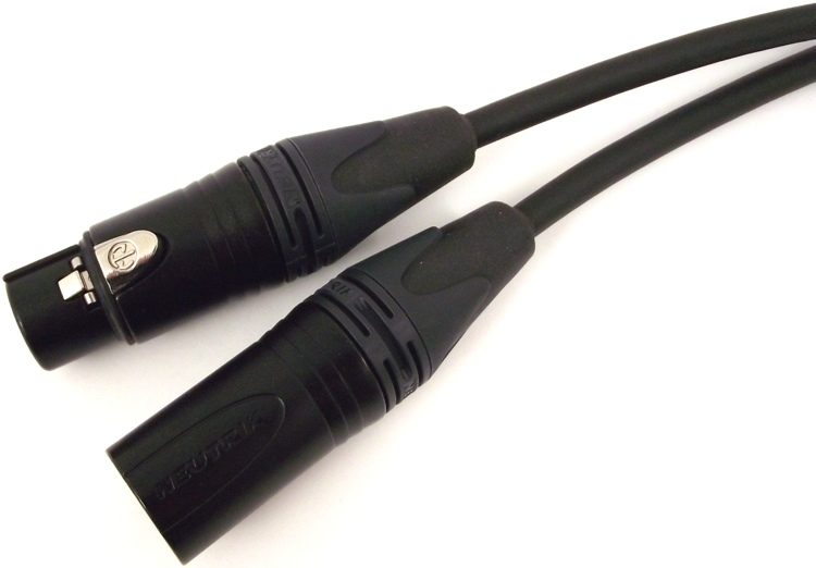 Pro Co 50' Ameriquad Canare Star Quad Mic Cable 50' Black Sweetwater