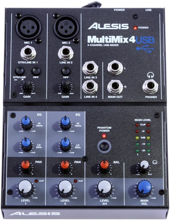 Alesis MultiMix 4 USB | Sweetwater