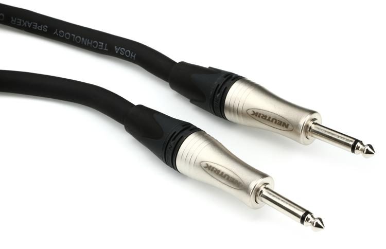 Hosa SKJ-230 Edge Speaker Cable - 1/4 inch TS to 1/4 inch TS - 30 foot ...
