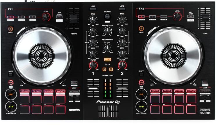 Pioneer DJ DDJ-SB3 2-deck Serato DJ Controller