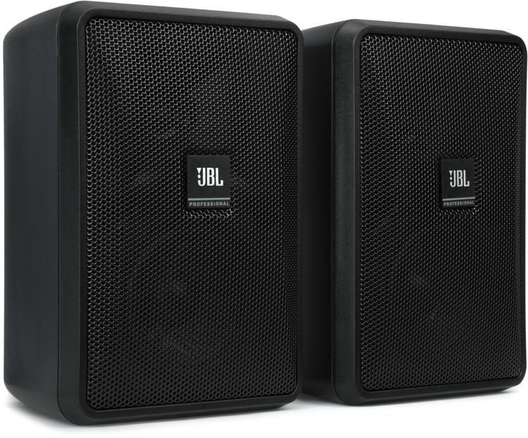 JBL Control 23-1 Ultra-Compact Indoor/Outdoor Speakers - Black (Pair) | Sweetwater