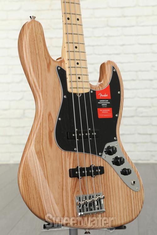 fender american professional jazz bass natural