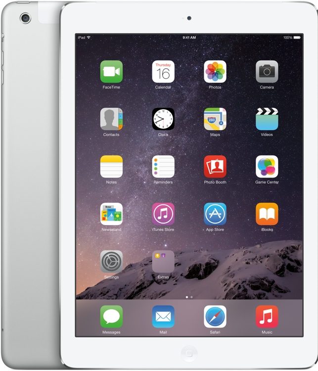 Apple iPad Air 2 Wi-Fi + Cellular 64GB - Silver | Sweetwater