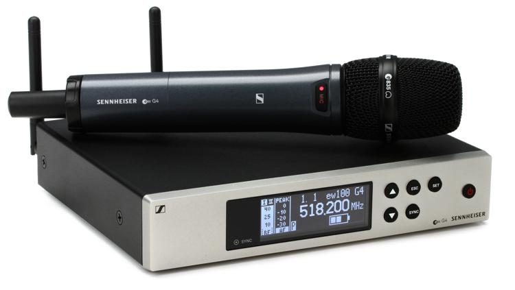 ew 122P G4-A Sennheiser Pro Audio Ew 100 Portable Wireless Microphone System G ew 122P G4-A 