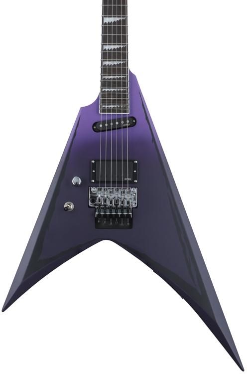 purple bass guitar