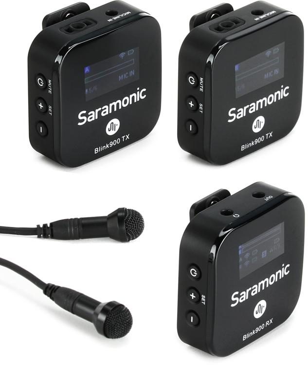 Saramonic Blink 900 B2 Wireless Dual Lavalier Microphone | Sweetwater