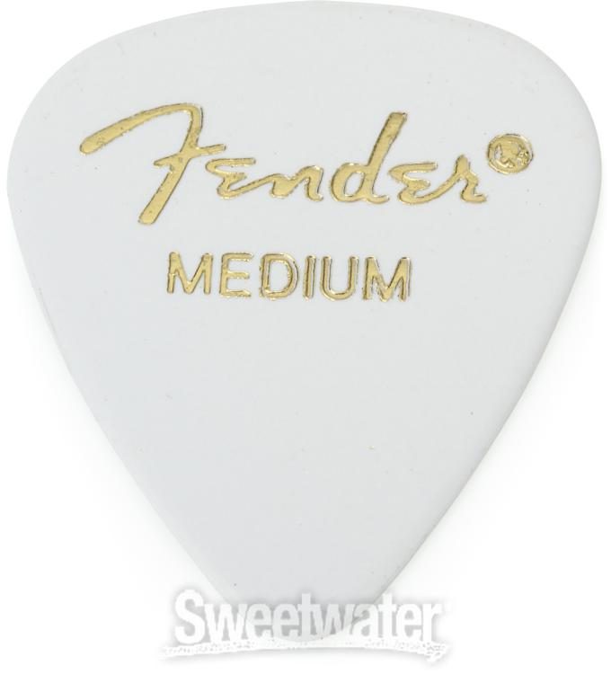 Medium Fender 351 Classic Celluloid Guitar Picks 144-Pack Shell 1-Gross