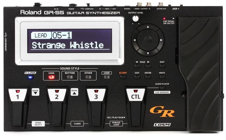 Roland GR-55 Guitar Synthesizer with GK-3 Pickup