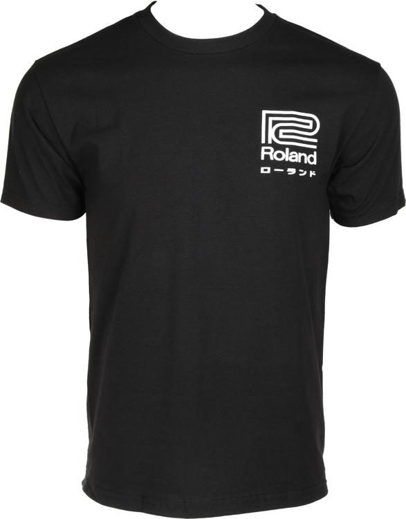 Roland Music Department Logo T-shirt - Black, XXX-Large | Sweetwater