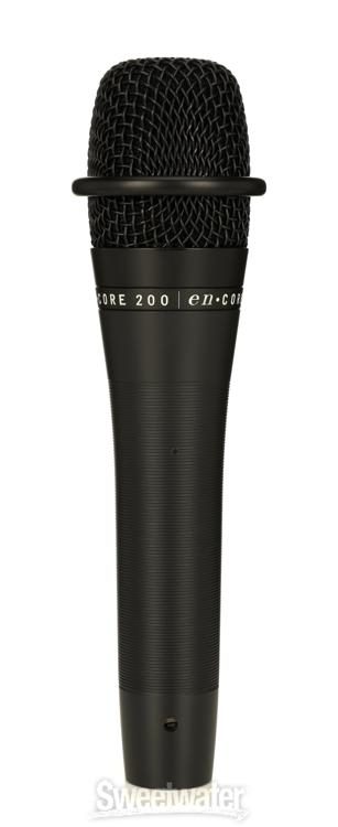 BLUE Encore 200 Studio Grade Phantom Powered Active Dynamic Microphone Black