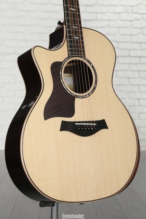 Taylor 814ce Left-handed Acoustic-electric Guitar - Natural with V-Class  Bracing and Radiused Armrest | Sweetwater