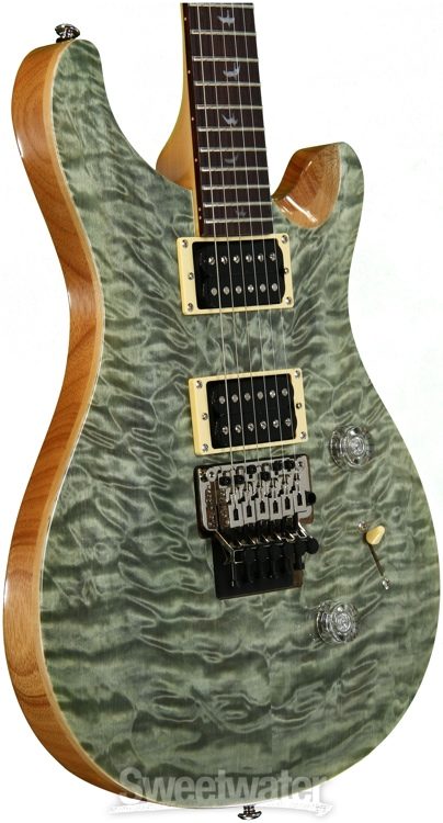 prs se custom 24 in trampas green