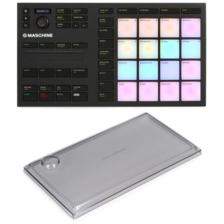 Native Instruments Maschine Mikro MK3 Production and Performance System  with Software and Decksaver Cover