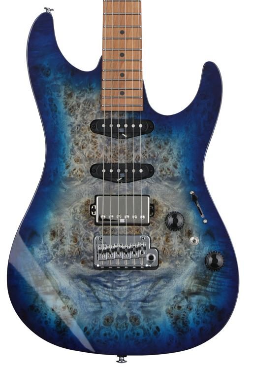 Ibanez Premium AZ226PB Electric Guitar - Cerulean Blue Burst