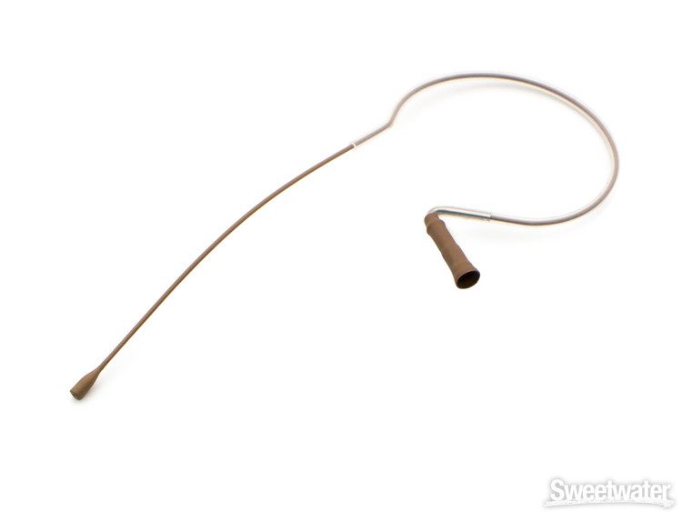 Countryman E6 Omnidirectional Earset Microphone - Standard Sensitivity with  1mm Cable and AS Connector for Samson Wireless - Tan