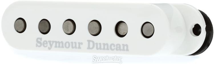 Seymour Duncan SSL-5 Custom Staggered Pole Neck/Bridge/Middle Strat Single  Coil Pickup - White