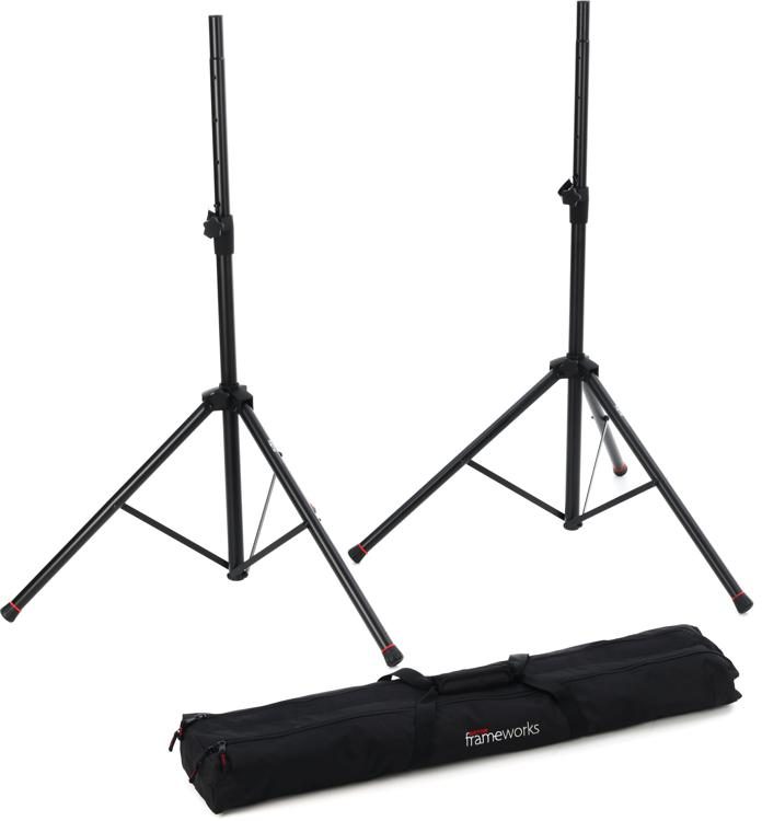 GFW-SPK-10SET Standard Aluminum Speaker Stands (set of 10) with Carry Bag GFW-SPK-10SET Standard Aluminum Speaker Stands (set of 10) with Carry Bag