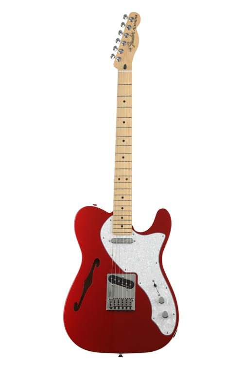 fender telecaster thinline candy apple red