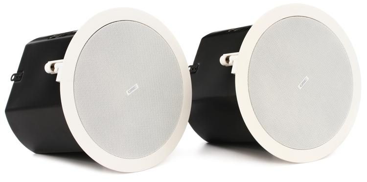 QSC AD-C6T-WH 6.5 inch Ceiling-mount Speaker - White (pair)