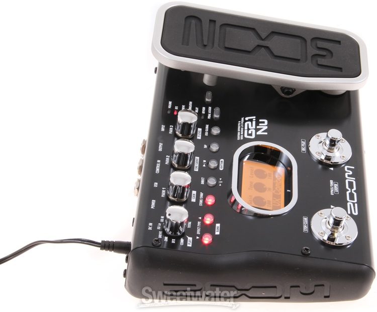 Zoom G2.1Nu Multi-Effects Pedal with USB and Expression Pedal 