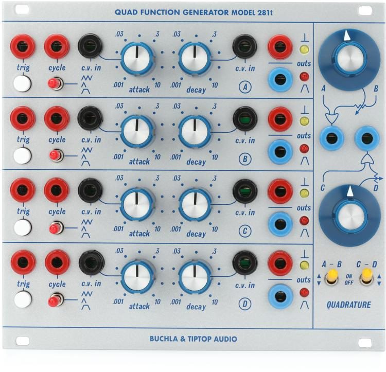 Tiptop Audio Buchla 281t Quad Function Generator Eurorack Module