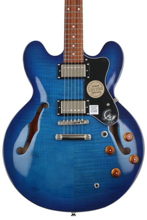 Epiphone Dot Deluxe Semi-Hollow Electric Guitar - Blueberry Burst