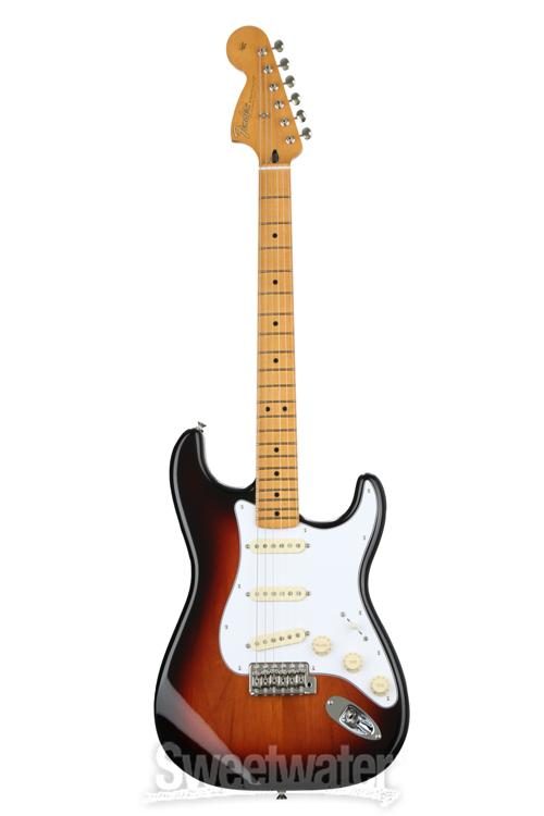 fender stratocaster sunburst maple