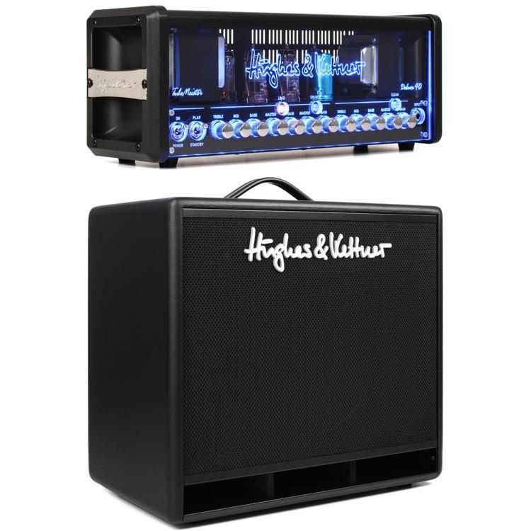 Hughes & Kettner TubeMeister 40 Deluxe - 40/18/5/1-watt Tube Head with  100-watt 1x12 Cabinet
