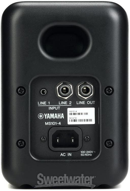 Yamaha MS101-4 Desktop Powered Studio Monitor | Sweetwater