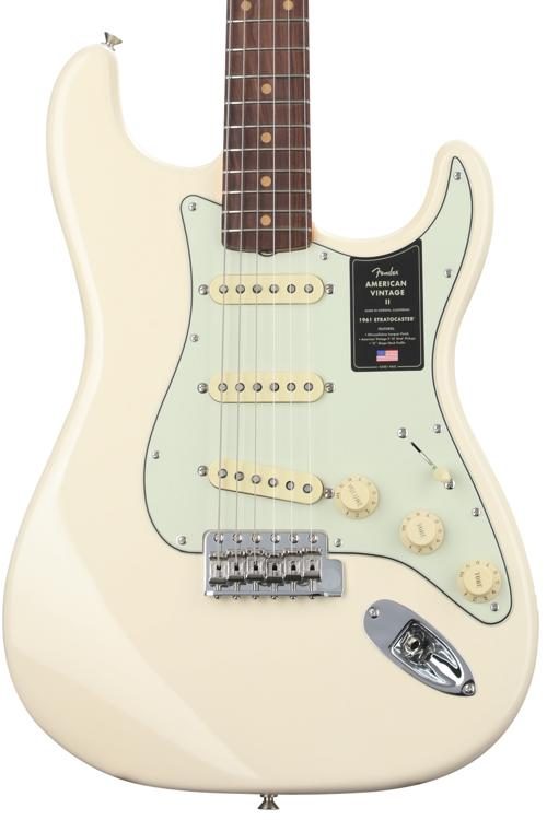 Wanorde dichters Verhuizer Fender American Vintage II 1961 Stratocaster Electric Guitar - Olympic  White | Sweetwater