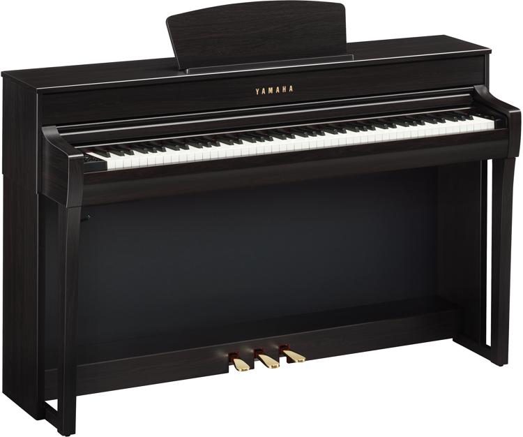 Sabroso pronunciación principio Yamaha Clavinova CLP-735 Digital Upright Piano with Bench - Rosewood Finish  | Sweetwater