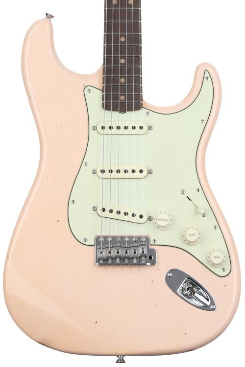 Fender Custom Shop Limited Edition '64 Stratocaster Journeyman Relic  Electric Guitar - Super Faded Aged Shell Pink