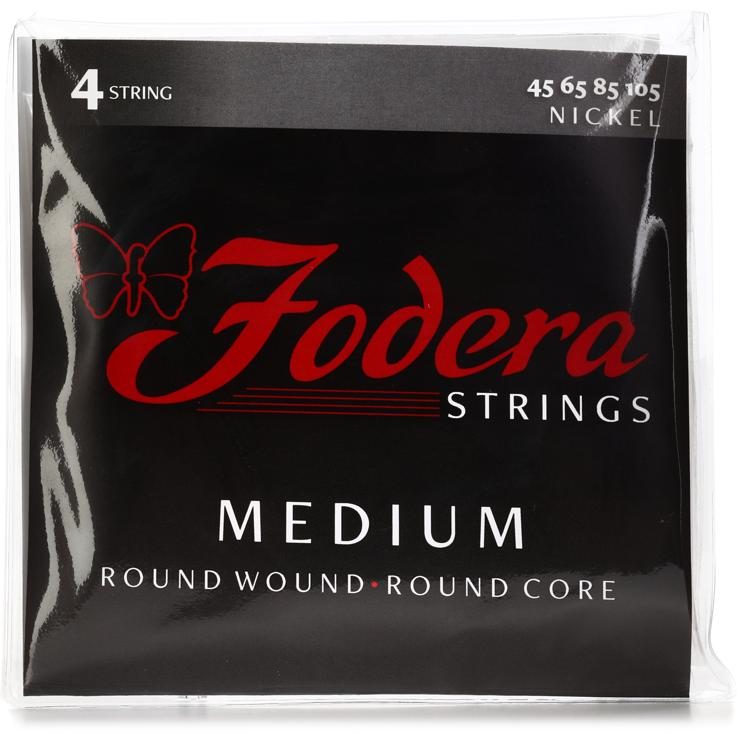 Fodera 45105 Nickel Roundwound Bass Guitar Strings - .045-.105 Medium |  Sweetwater